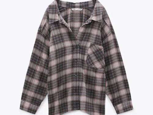 Oversized Check Shirt