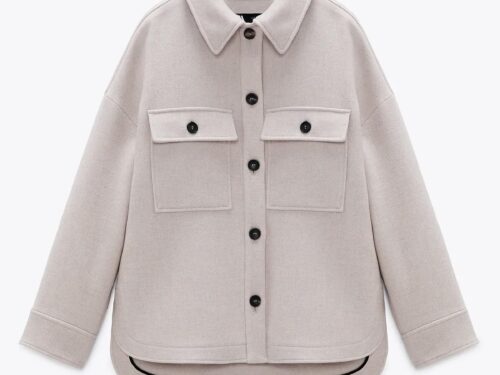 Wool Blend Overshirt